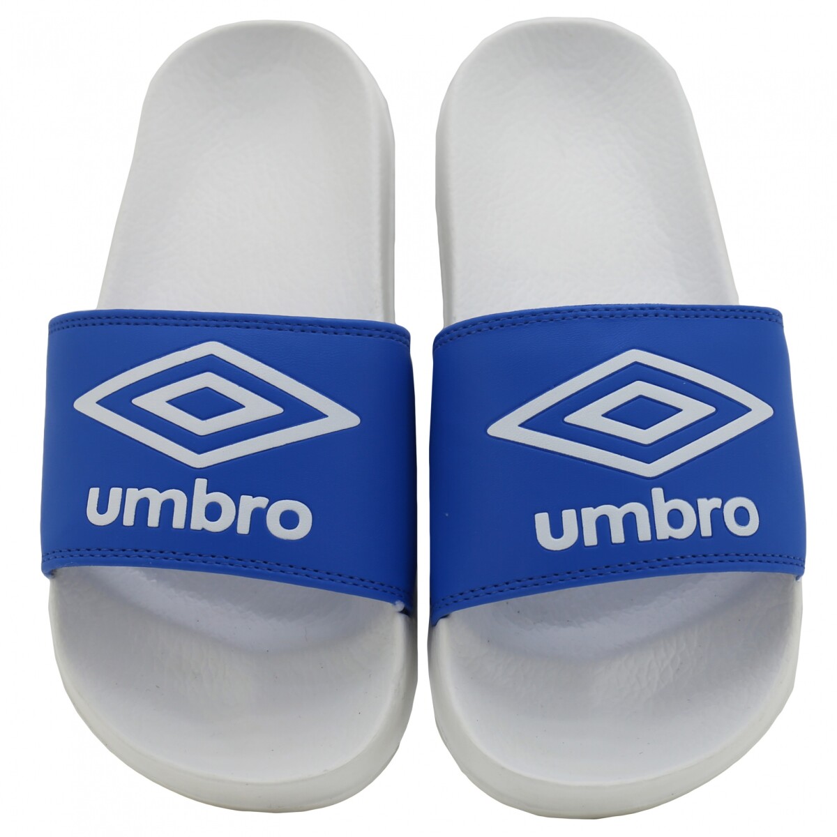 Chanclas Infantiles Umbro Locker Room Umbro - Azul Real - Blanco 