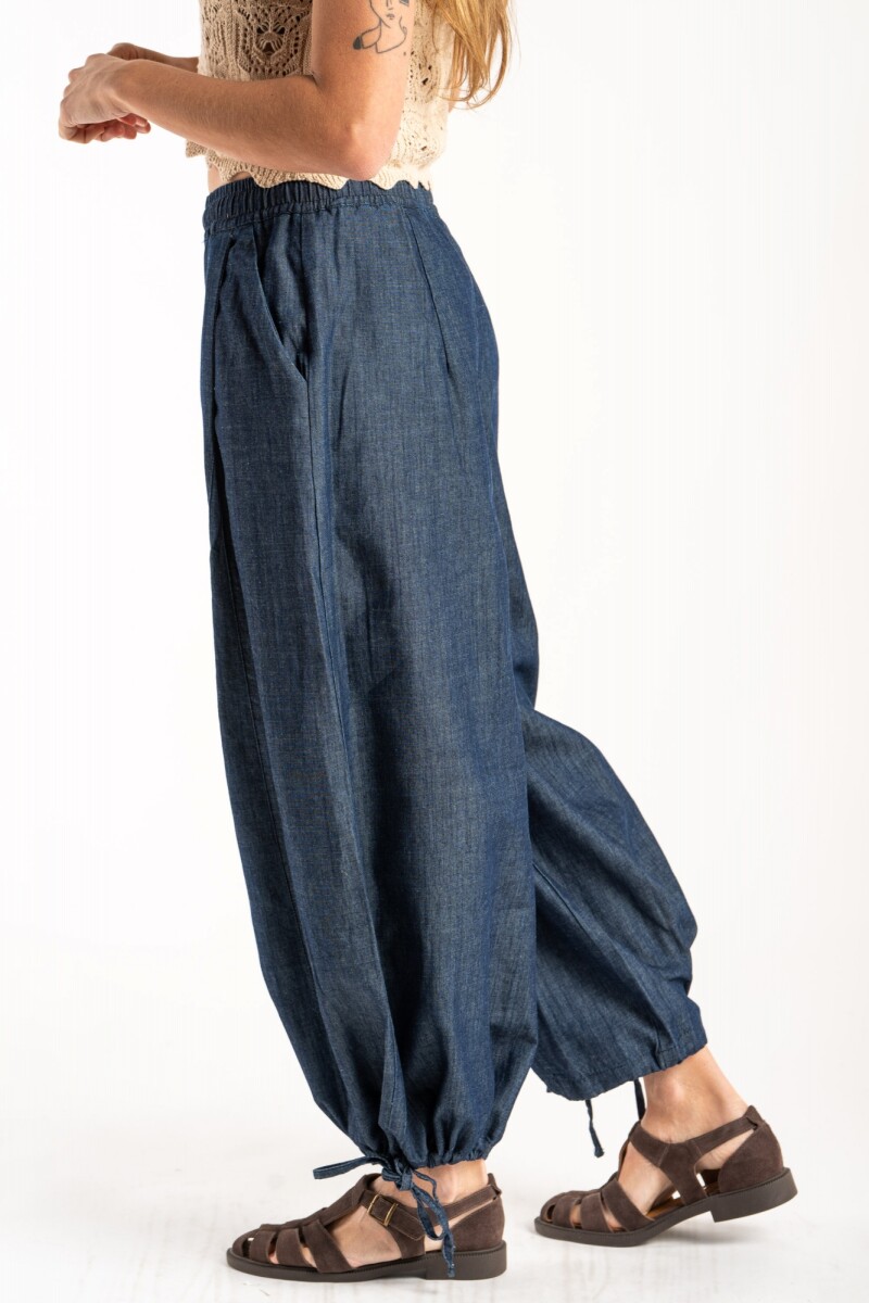 Jean Wide Leg Balloon Denim