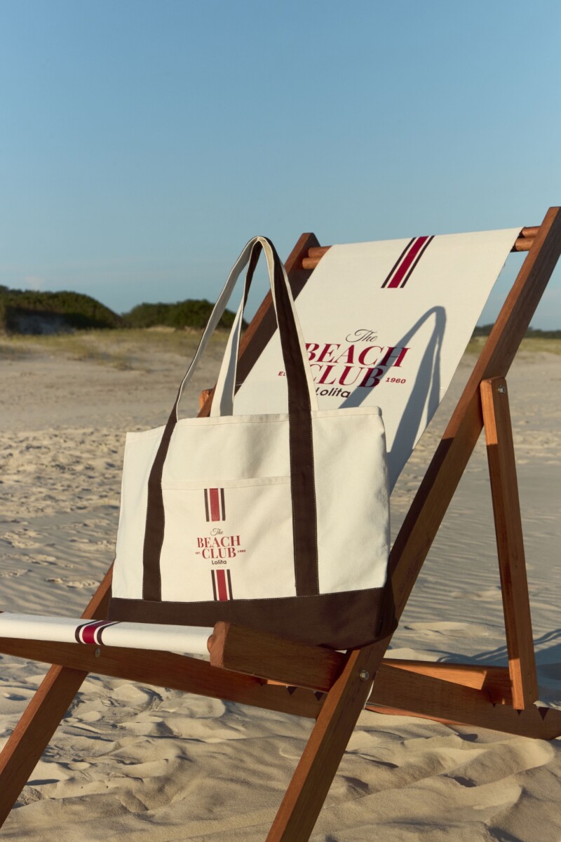Totebag The Beach Club - chocolate 