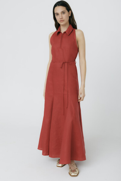PRE VENTA VESTIDO ZIP Cherry