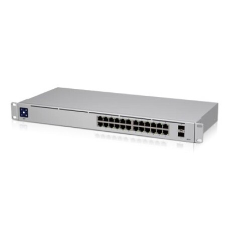 Ubiquiti UniFi Switch USW-24 - Conmutador - Gestionado - 24 x 10/100/1000 + 2 x Gigabit SFP - montaje en rack, sobremesa Ubiquiti UniFi Switch USW-24 - Conmutador - Gestionado - 24 x 10/100/1000 + 2 x Gigabit SFP - montaje en rack, sobremesa