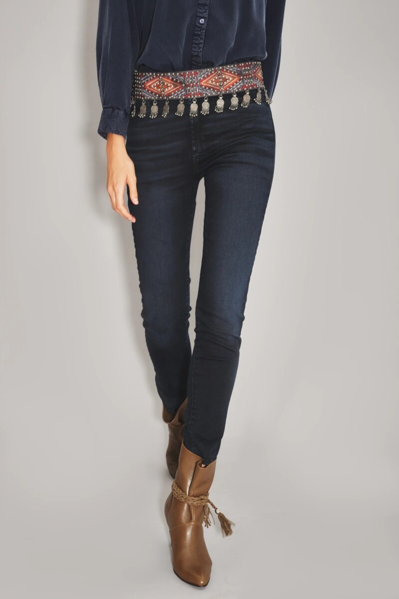 Jean Kate Blue Black Azul