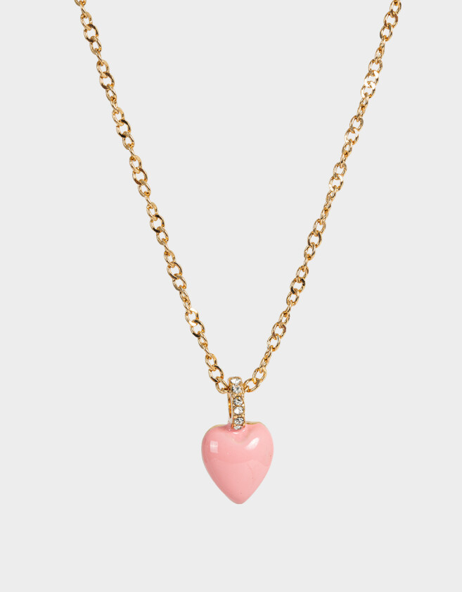 Cadena Corta con Dije Con corazón Cadena Corta Con Dije Con Corazón - Dorado