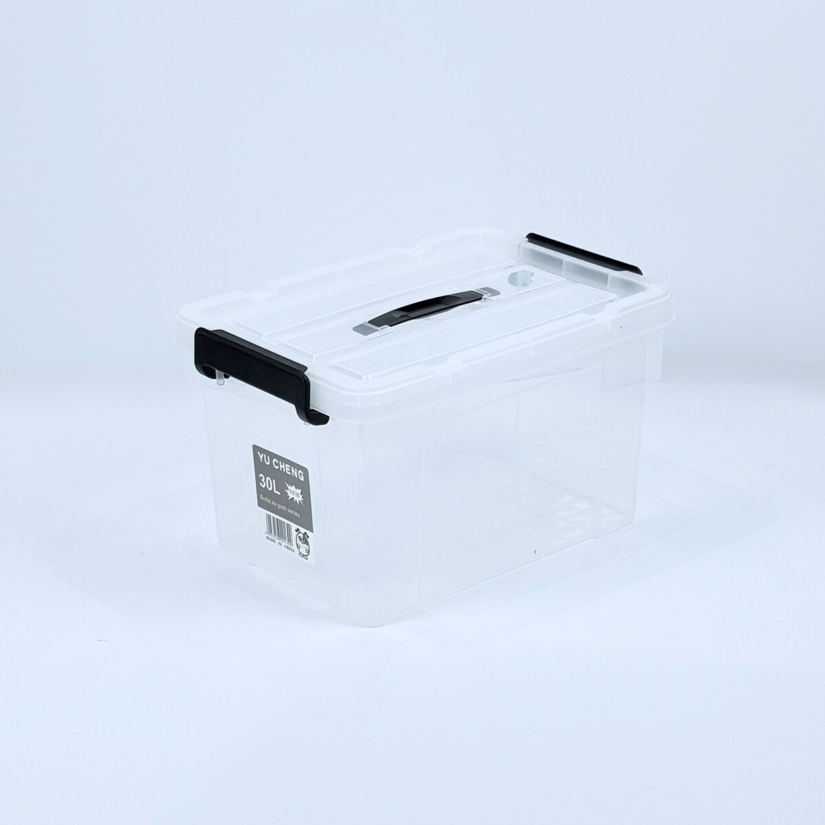 Caja de Almacenamiento Transparente 30L / 40cm x 30cm x 23cm 