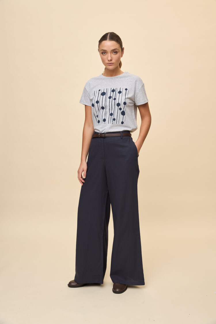 REMERA MARAYA Gris Melange