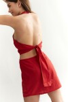 Vestido Stroke Rojo