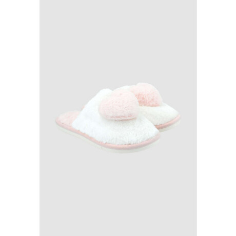 Pantufla heart slippers Rosa antique