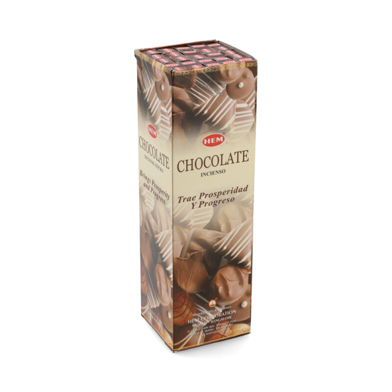 INCIENSO HEM CAJA DE CARBÓN X25 Chocolate