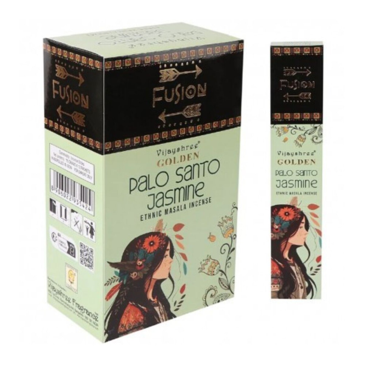 INCIENSO VIJAYSHREE CAJA X12 - FUSION - Palo Santo/jazmin 
