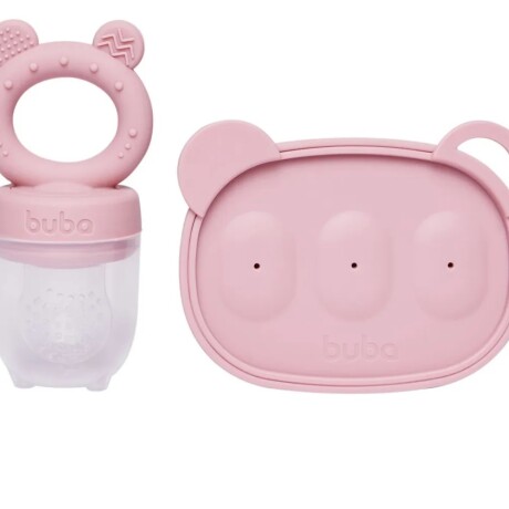 Set mordillo alimentación con moldes rosa