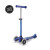 Monopatín Micro Mini Deluxe LED Ajustable con 3 Ruedas AZUL