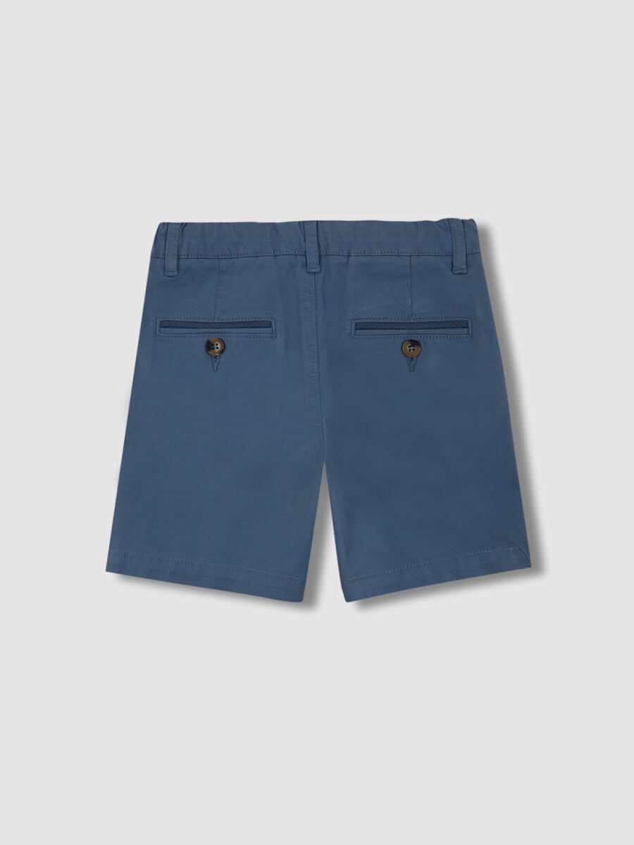 Chino Corto De Sarga Azul Nuevo