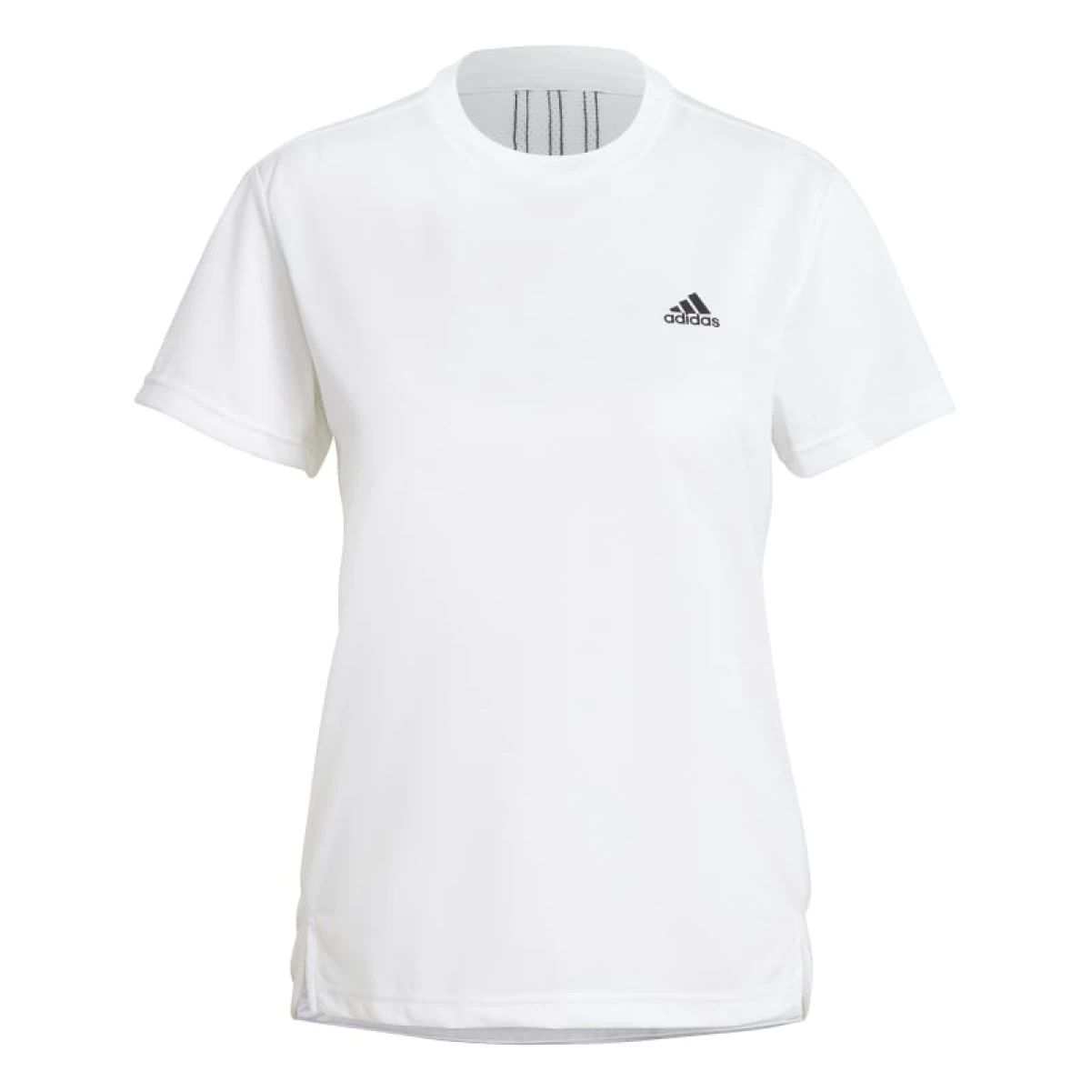 Remera Adidas Designed 2 Move 3 Rayas - Blanco 