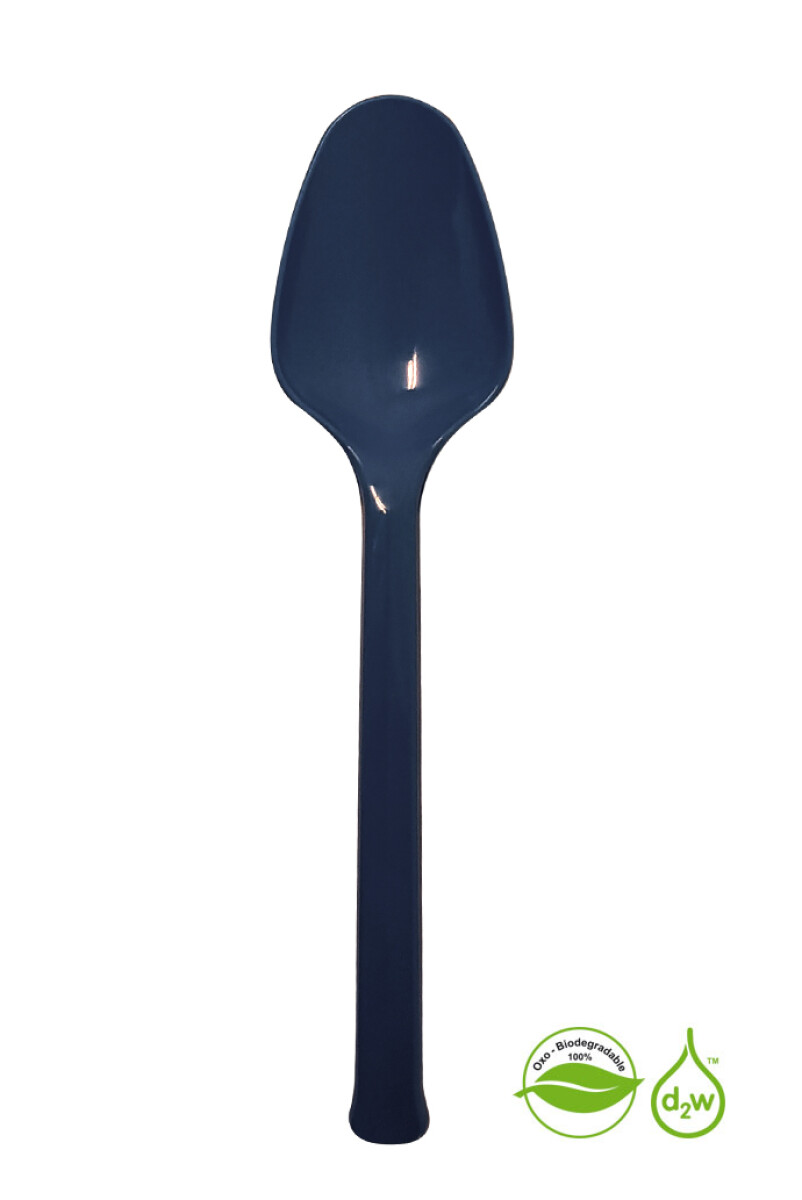 Cuchara Biodegradable x50 Unidades - Azul Marino 
