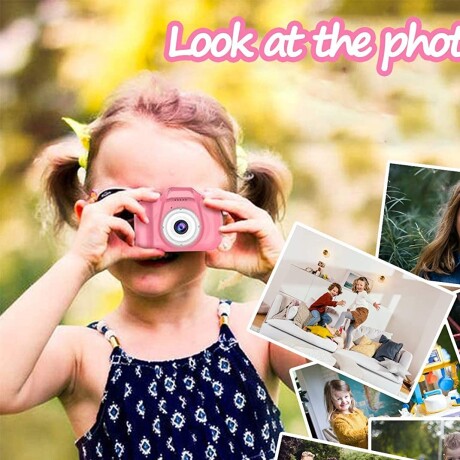 Cámara Digital Portátil Infantil ROSA