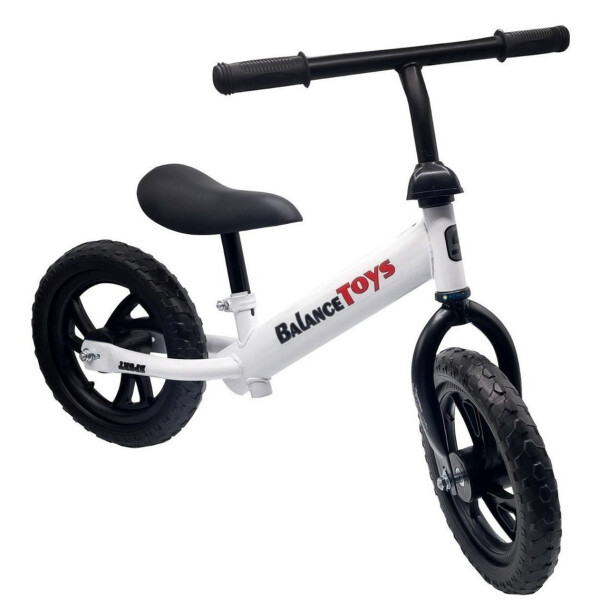Bicicleta De Metal Sin Pedales P/ Niños Ruedas Calidad Variante Color Blanco