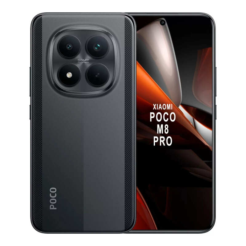 Celular Xiaomi Poco M8 Pro 5G 256GB 8GB Black Celular Xiaomi Poco M8 Pro 5G 256GB 8GB Black