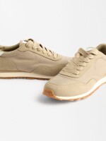 Zapatillas Combinadas De Nylon beige