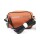 Bandolera Canva Osaka beige con compartimentos funcionales Terracota