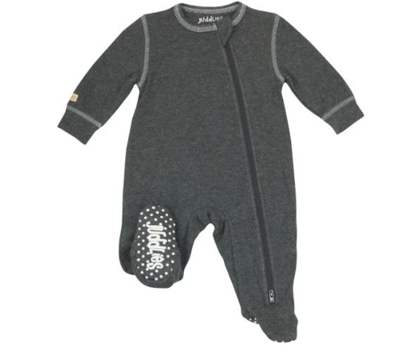 Pijama entero doble cierre - Gris Topo 