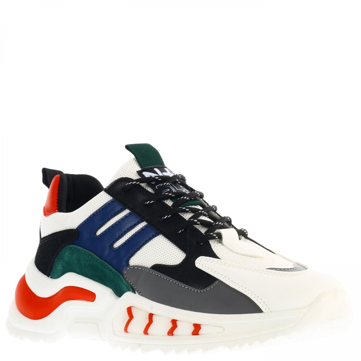 Championes de Hombre N+ JULES con detalle en la suela N+ - Gris - Rojo 