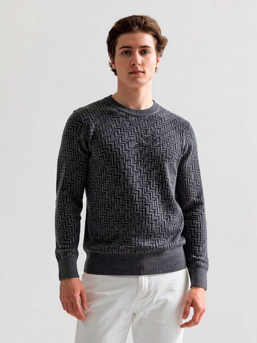 SWEATER PALSO OUTLET - Denim 
