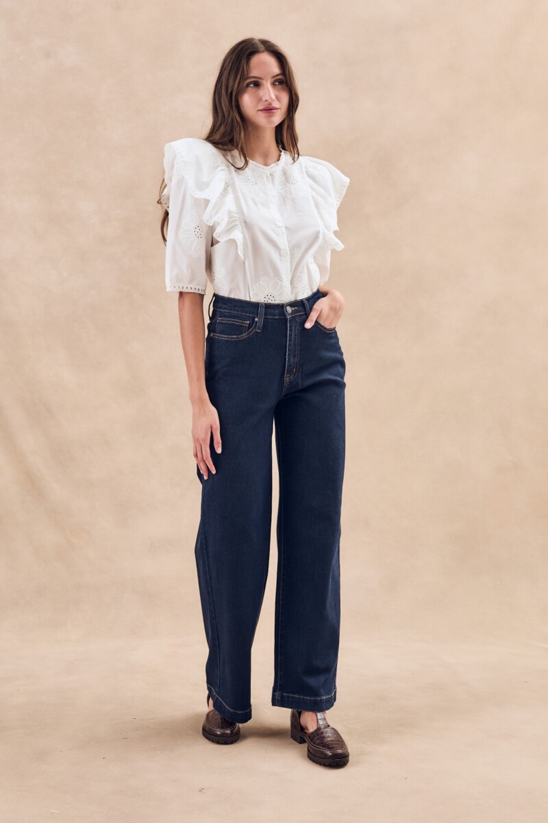 Blusa Volados Crudo