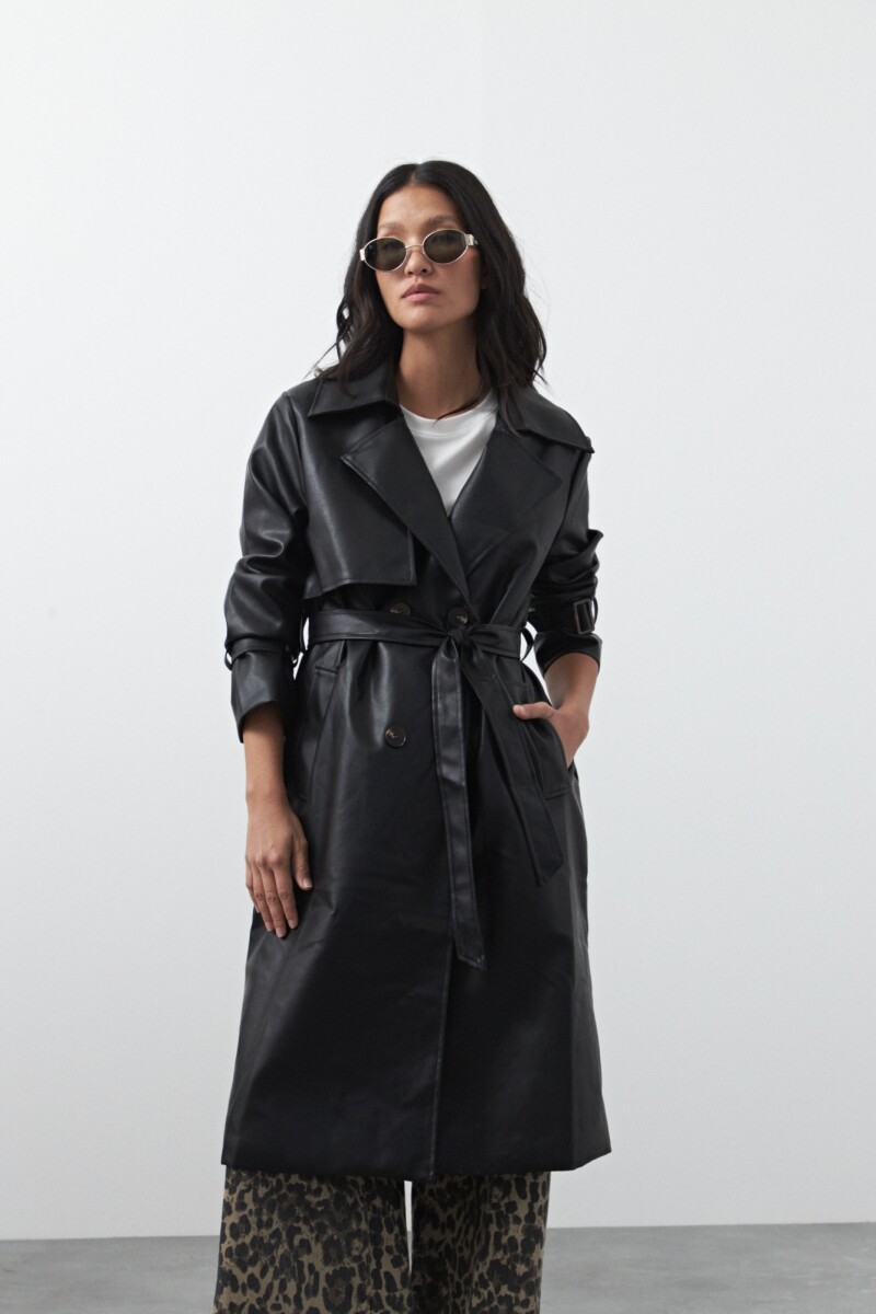 TRENCH BOWIE Negro