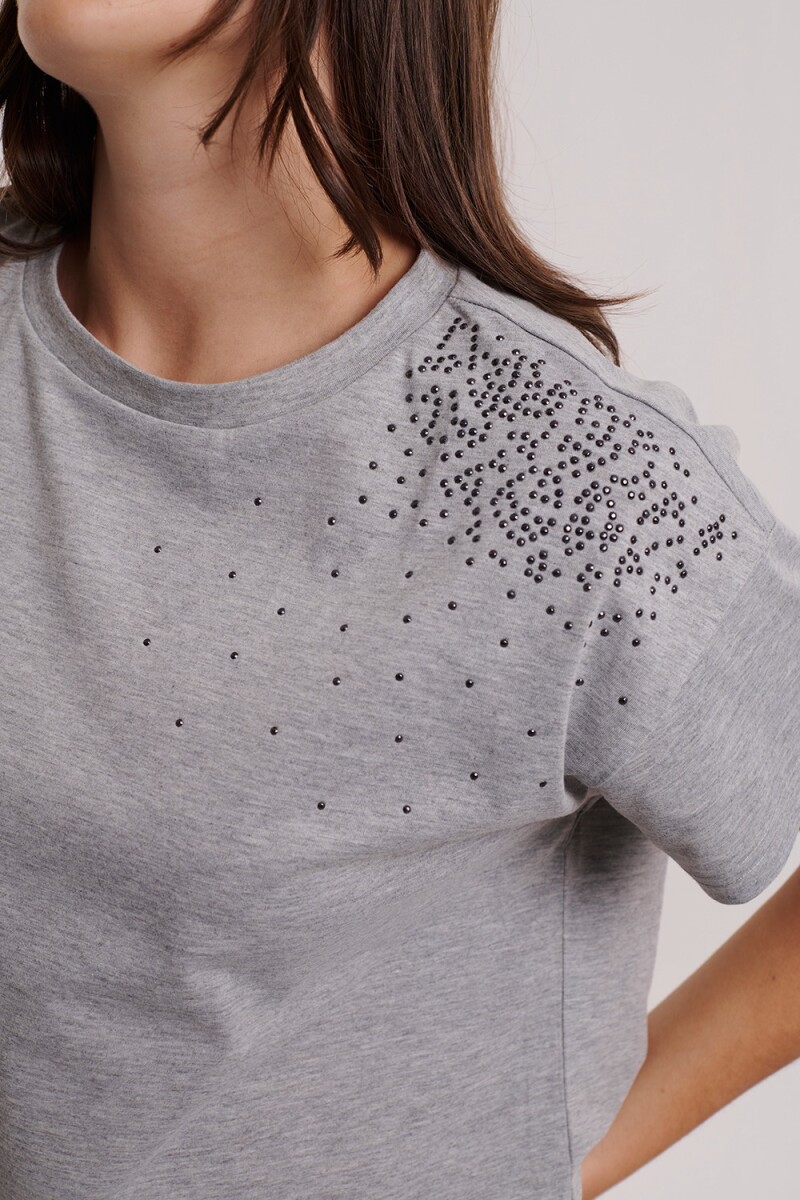 REMERA GILDA - GRIS 