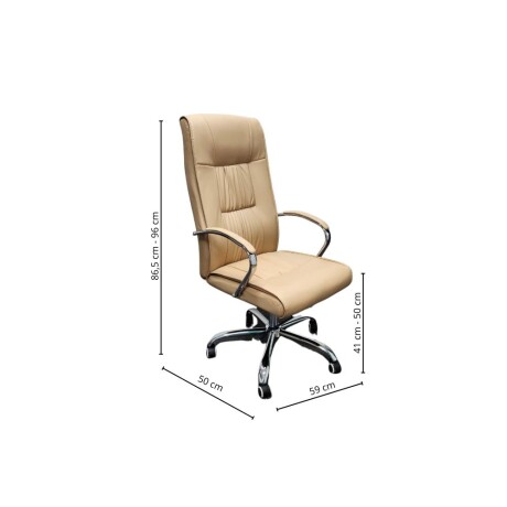 Silla De Oficina ErgoFlow Fusion Beige