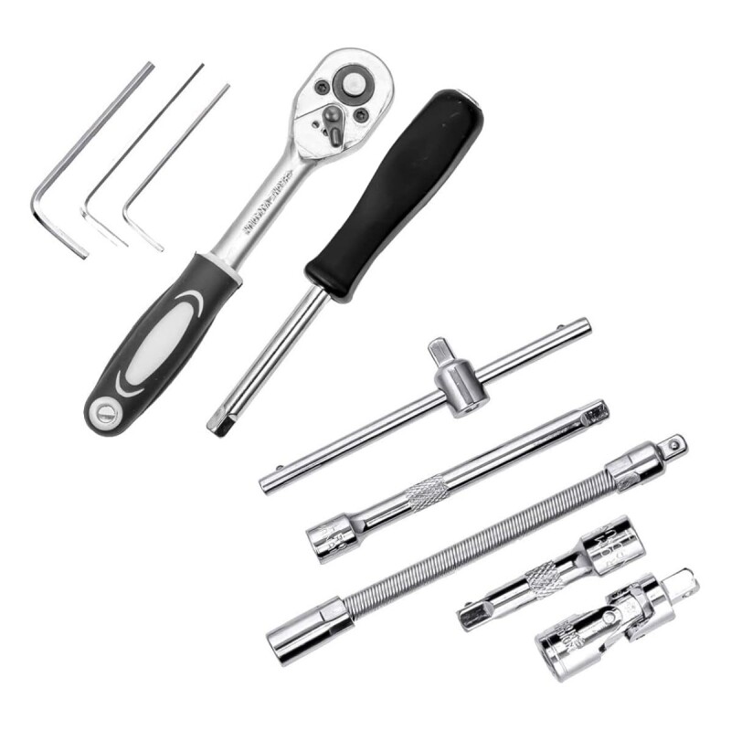 Kit De Herramientas Criquet Dados 46pcs PLATEADO