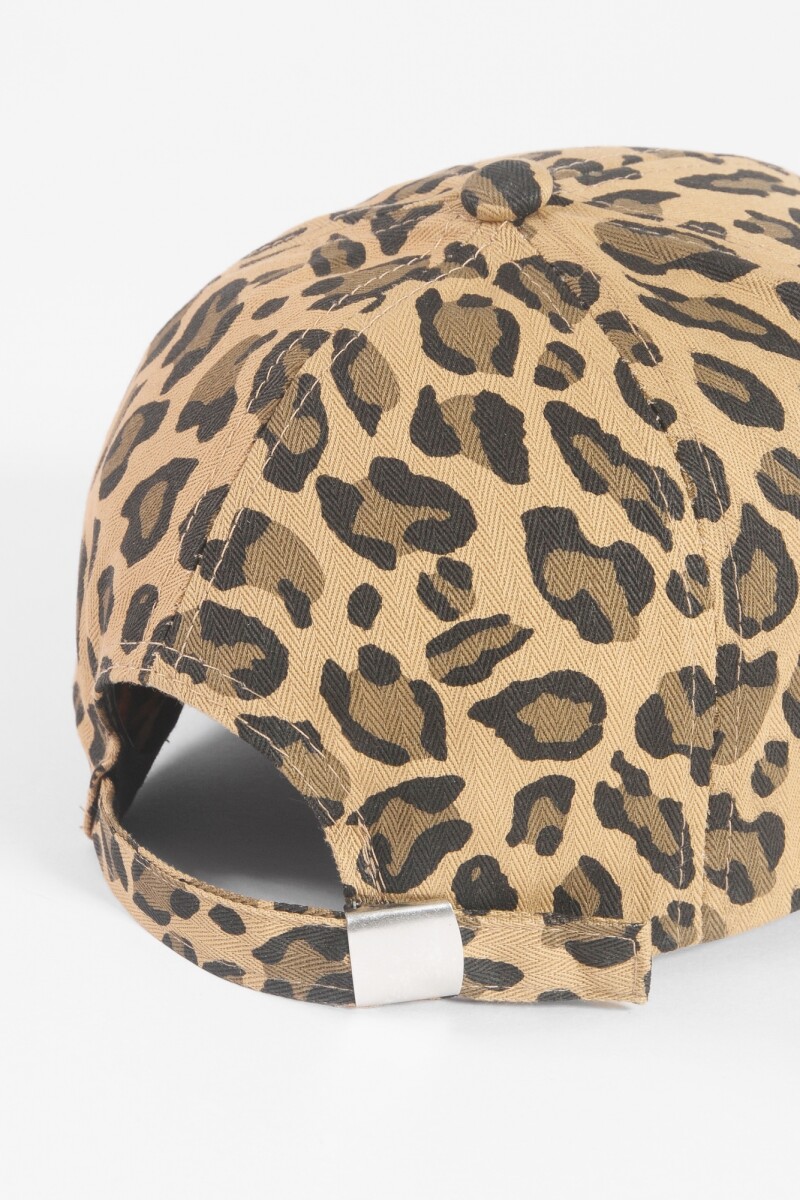Cap animal print animal print