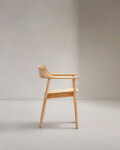 Silla Fondes de madera maciza de roble con acabado natural FSC Mix Credit Silla Fondes de madera maciza de roble con acabado natural FSC Mix Credit