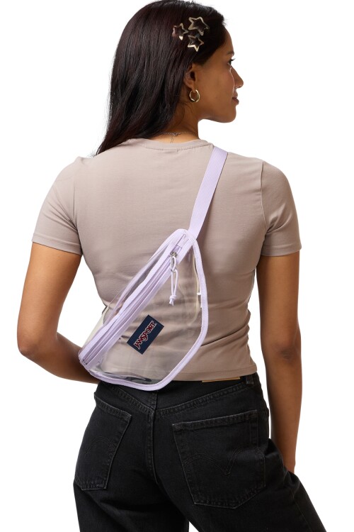 RIÑONERA CLEAR WAISTPACK PASTEL LILAC