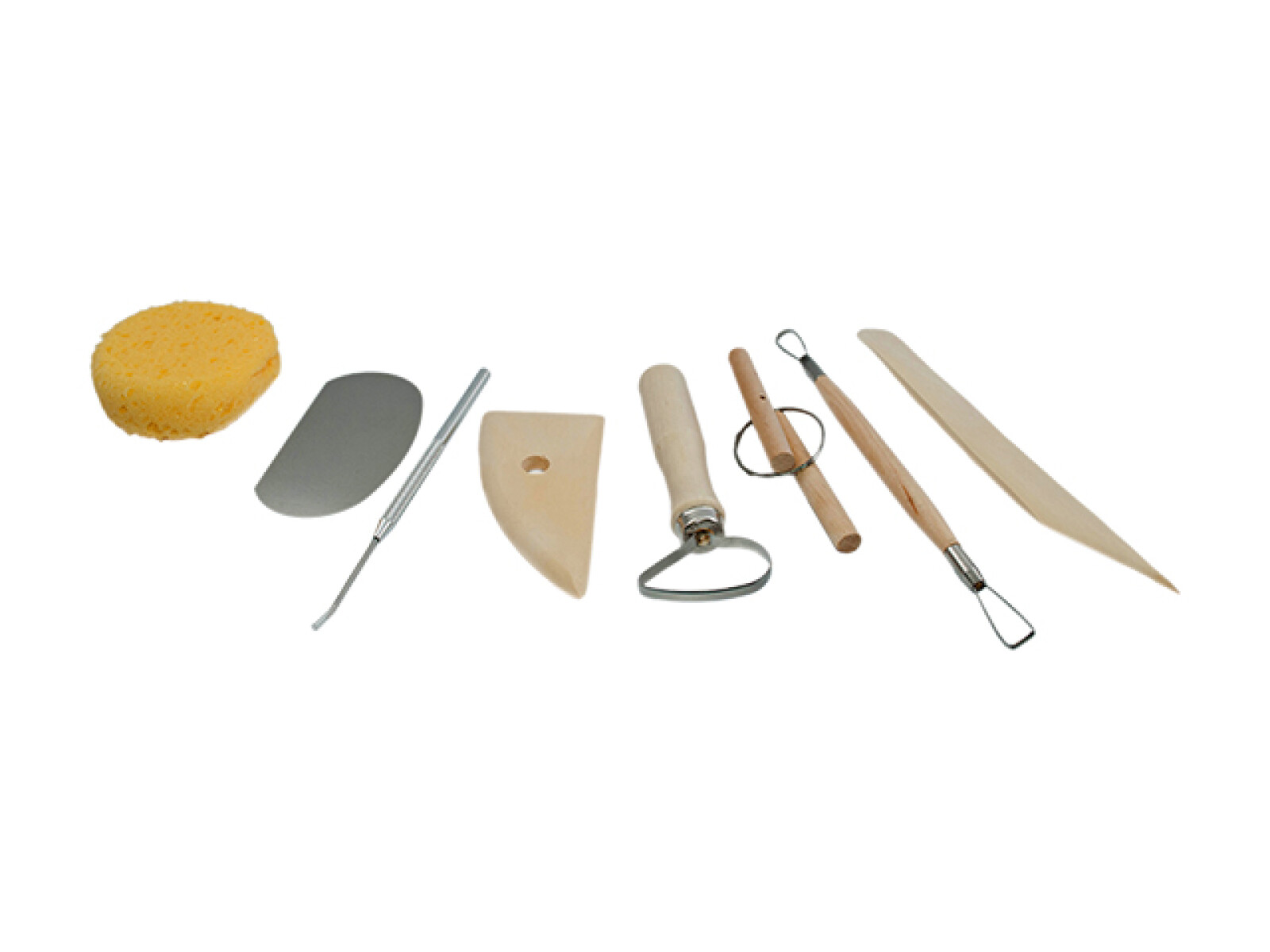Kit herramientas para cerámica 8 piezas 