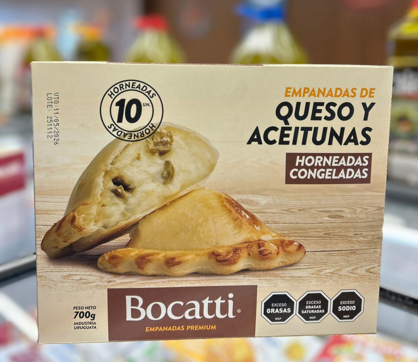 EMPANADAS QUESO Y ACEITUNAS BOCATTI PREMIUM +SOLO PDE O WEB+ 