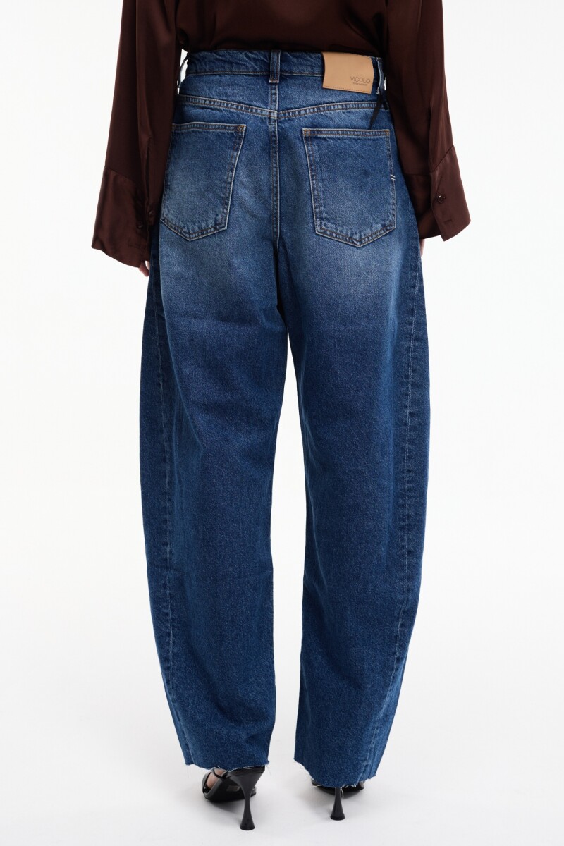 Pantalón denim Azul