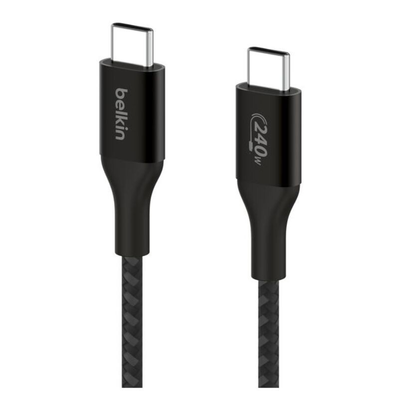 Cable Belkin USB-C / USB-C 240W 2M Black CAB015BT2MBK Cable Belkin USB-C / USB-C 240W 2M Black CAB015BT2MBK