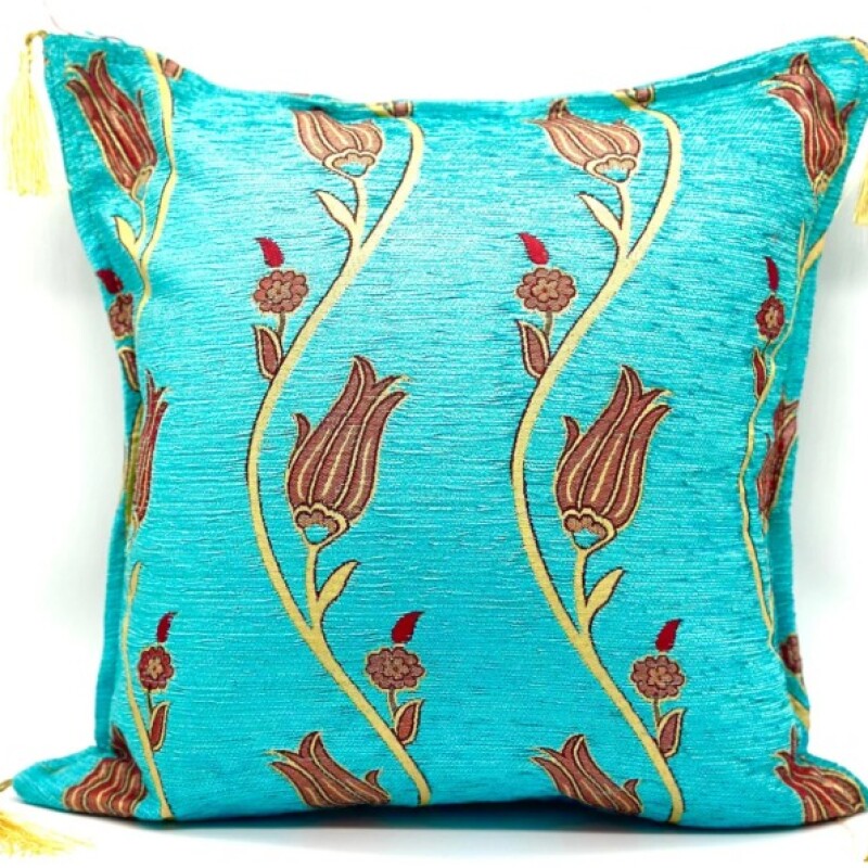 Funda Almohadón Tulipa Funda Almohadón Tulipa - Turquesa