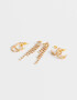 Aros Sets Con strass Set De Aros Con Strass - Dorado