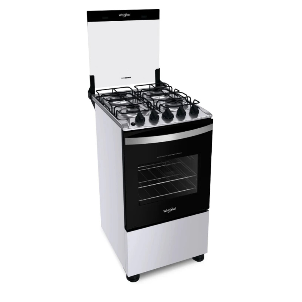 Cocina a Gas Whirlpool WF04NBRRUW 4 Hornallas - Inox 
