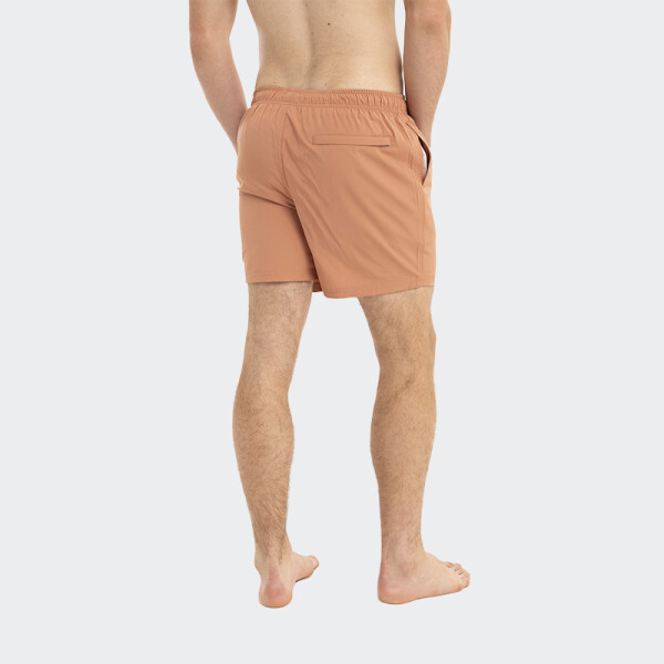 Short Reef Swim Liso Anaranjado