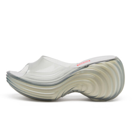 Sandalias Melissa de Dama - PLATFORM + DIESEL - 36152BP737 AZUL TRANSPARENTE