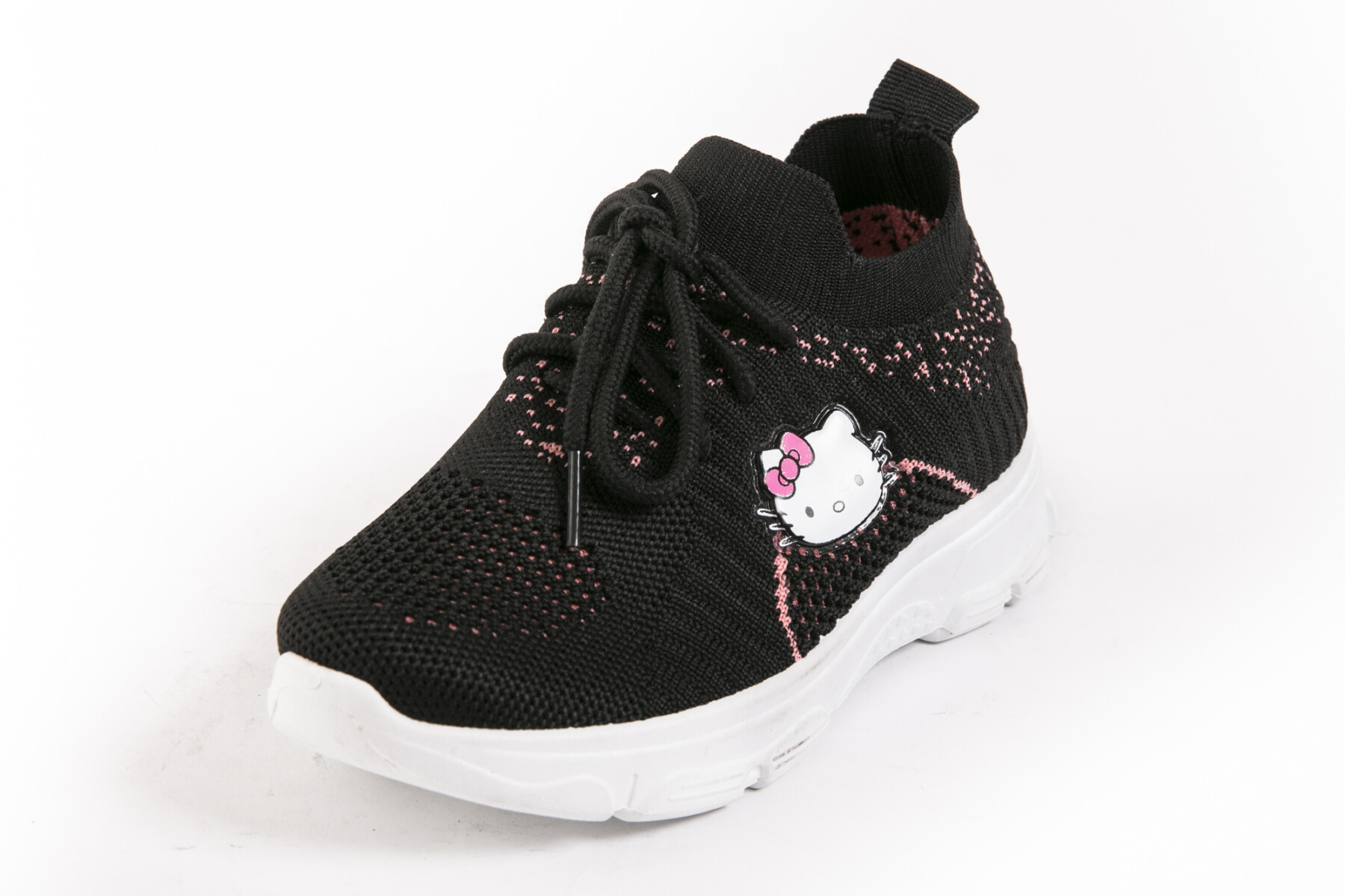 HELLO KITTY SOCK - BLACK 