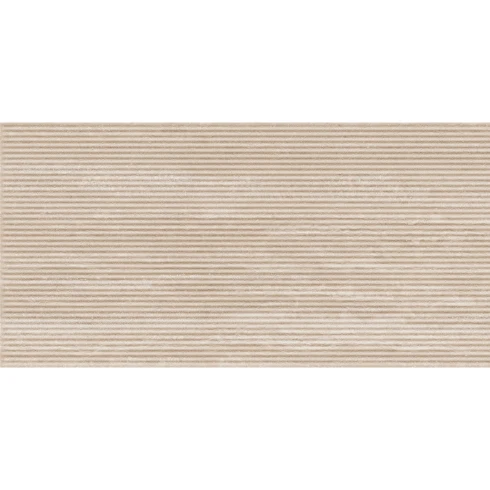 Ceramica Tipo Travertino Beige 3D 60X120Cm Pared GAMAS DE BEIGE