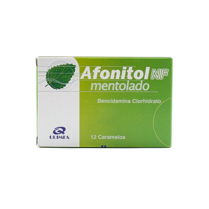 AFONITOL NF. MENTOLADO CJ X 12 CARAMELOS única