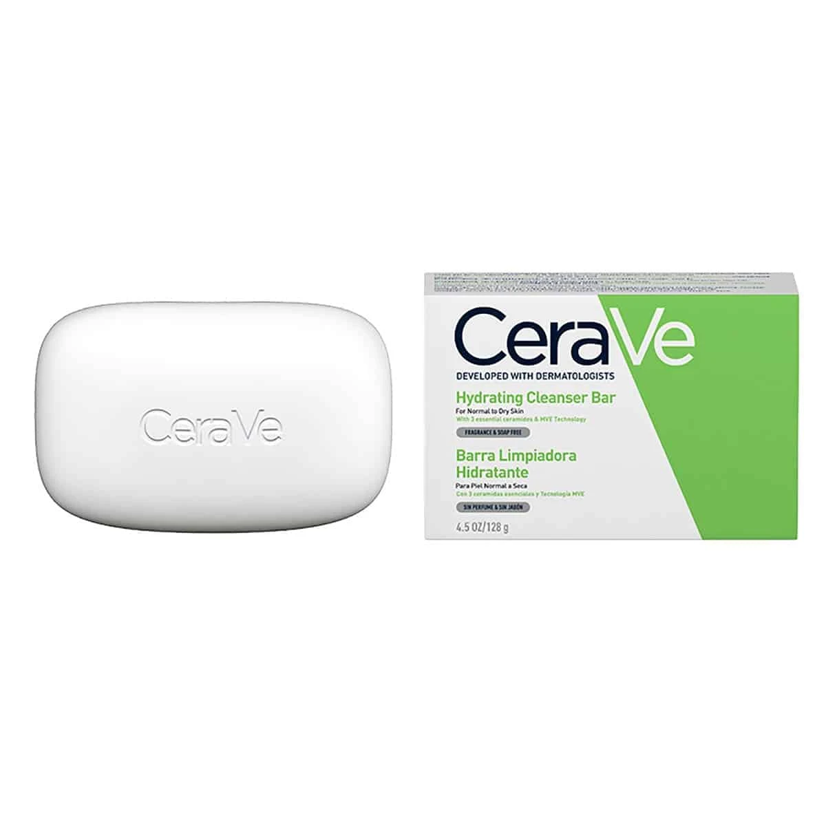 Cerave Barra limpiadora hidratante de rostro y cuerpo 