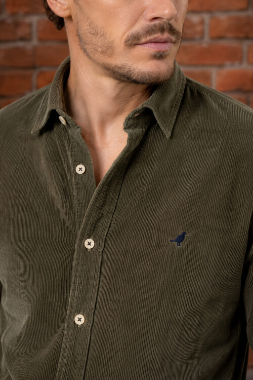 Camisa Pana Slim Forest