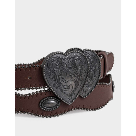 Cinturones Y Fajas Marron Chocolate