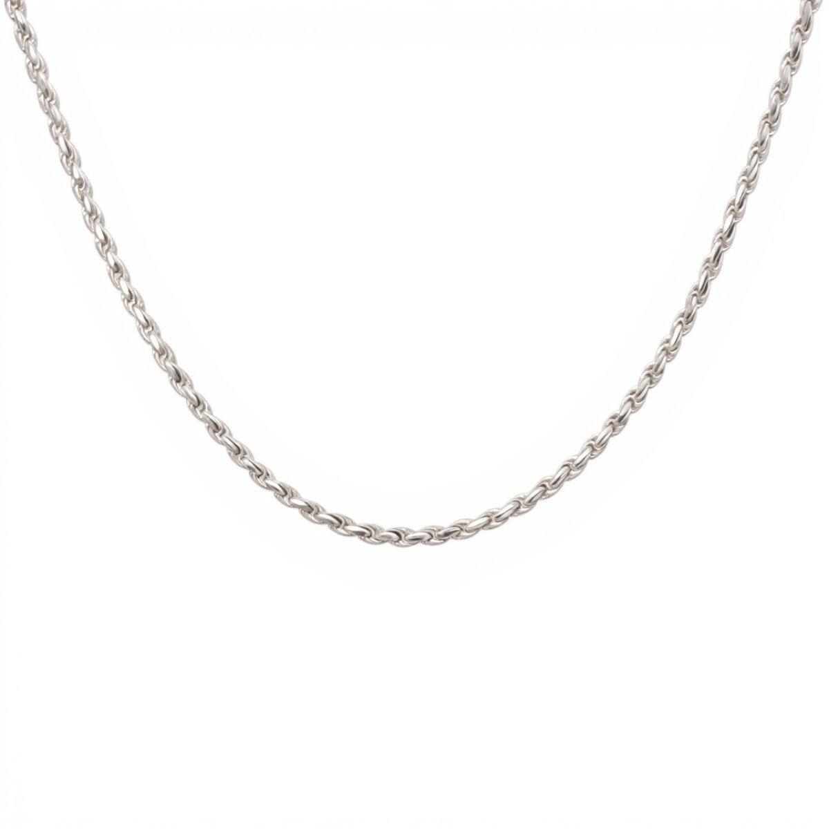 Cadena Salomónica-Plata 925-Sin Piedra-CD3090 - sinpiedra 